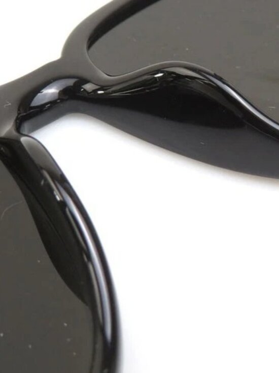 Auth GUCCI Sunglasses Black Plastic/Goldtone - e61705a main image 13